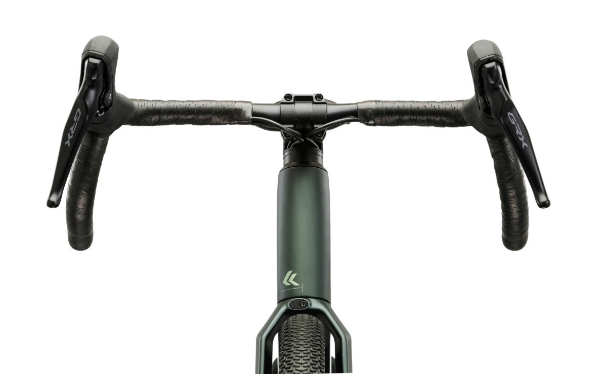 Gravel Bike Kross Esker ADV 1.0 Shimano GRX 1x12 Green Matte