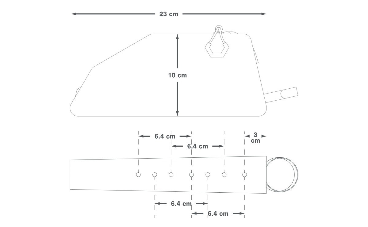 Apidura Expedition Bolt On brašna na horní trubku 1l